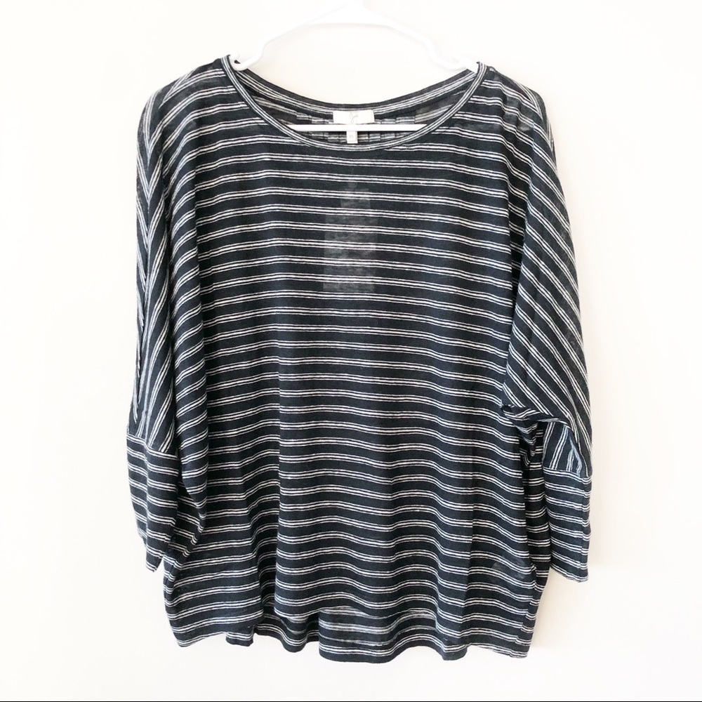 (NWT) Joie | Striped Shugusa Linen Tee